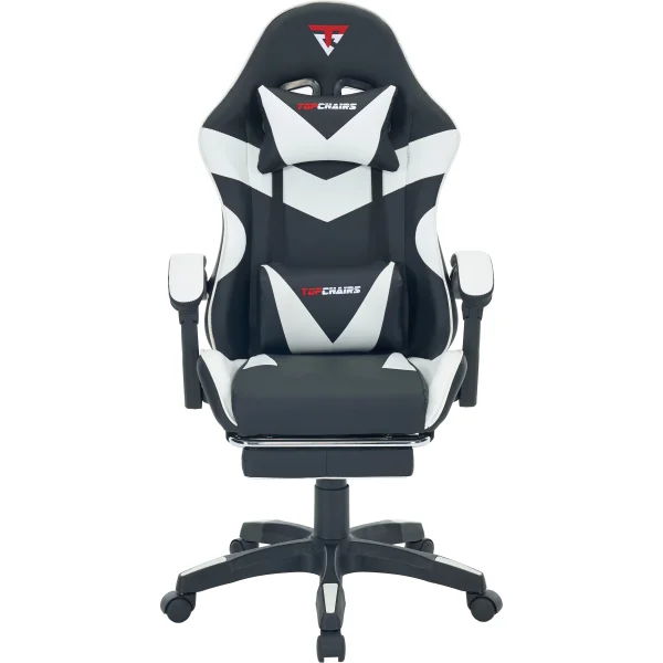 Кресло спортивное TopChairs MG-7019 черно-белый