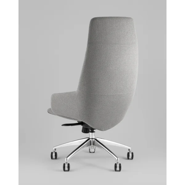 Кресло руководителя TopChairs Bow в ткани серый