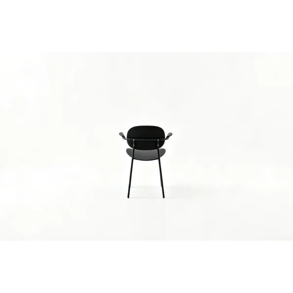 Стул Edie c подлокотниками пластик черный 4 шт.