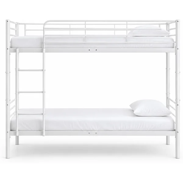 Кровать HALMAR BUNKY 90 двухъярусная, белый
