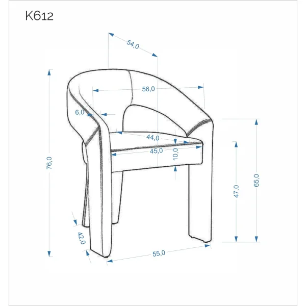 Стул HALMAR K612 бежевый
