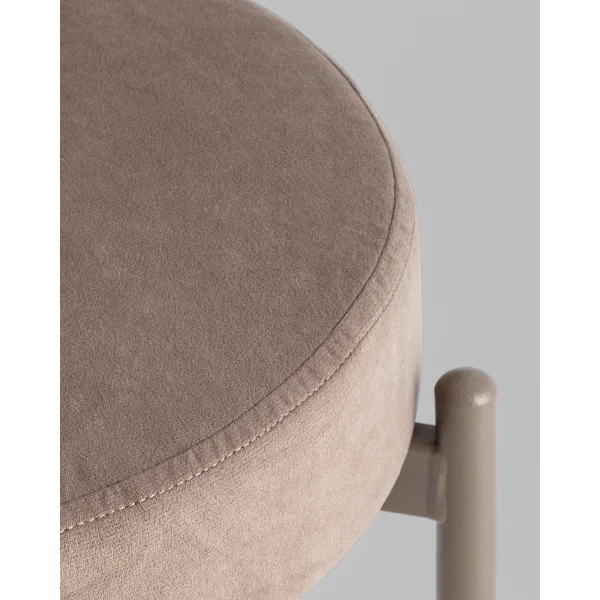 Стул Бриф Original N полубарный велюр капучино, каркас капучино муар